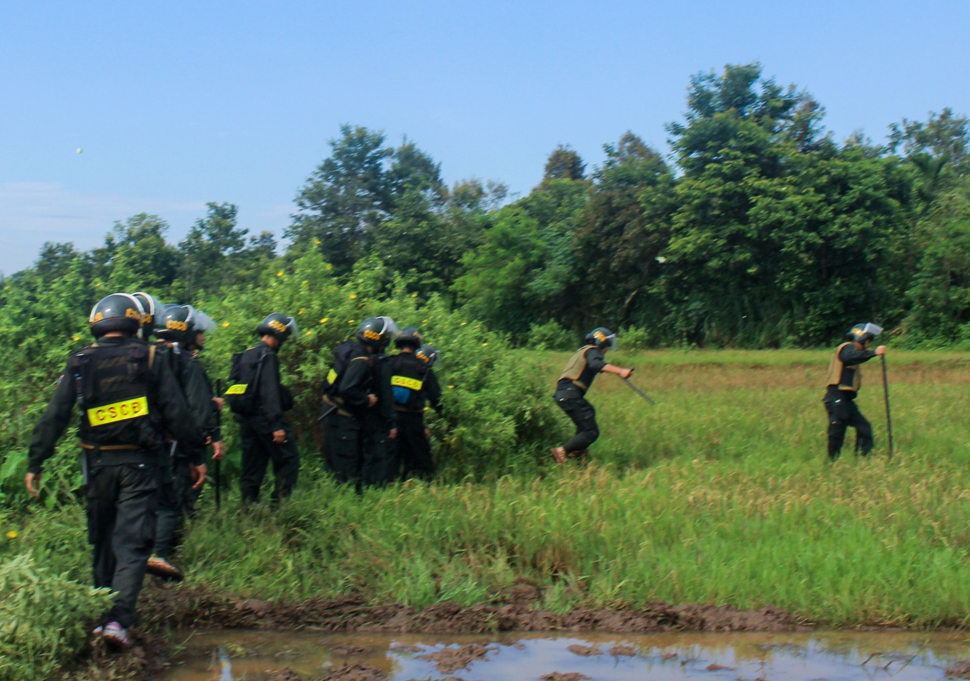 Cảnh sát cơ động vây bắt nhóm tội phạm tấn công trụ sở xã ở Đắk Lắk ra sao? - 7