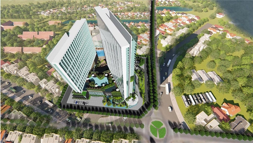 Dự án Apec Dubai Tower Ninh Thuận với diện tích 2,2 ha, tổng mức đầu tư 3.000 tỷ đồng.