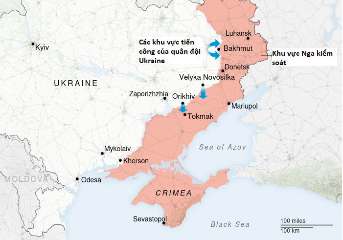 Ukraine chia quân phản công, Nga kháng cự quyết liệt giữ phòng tuyến - 2