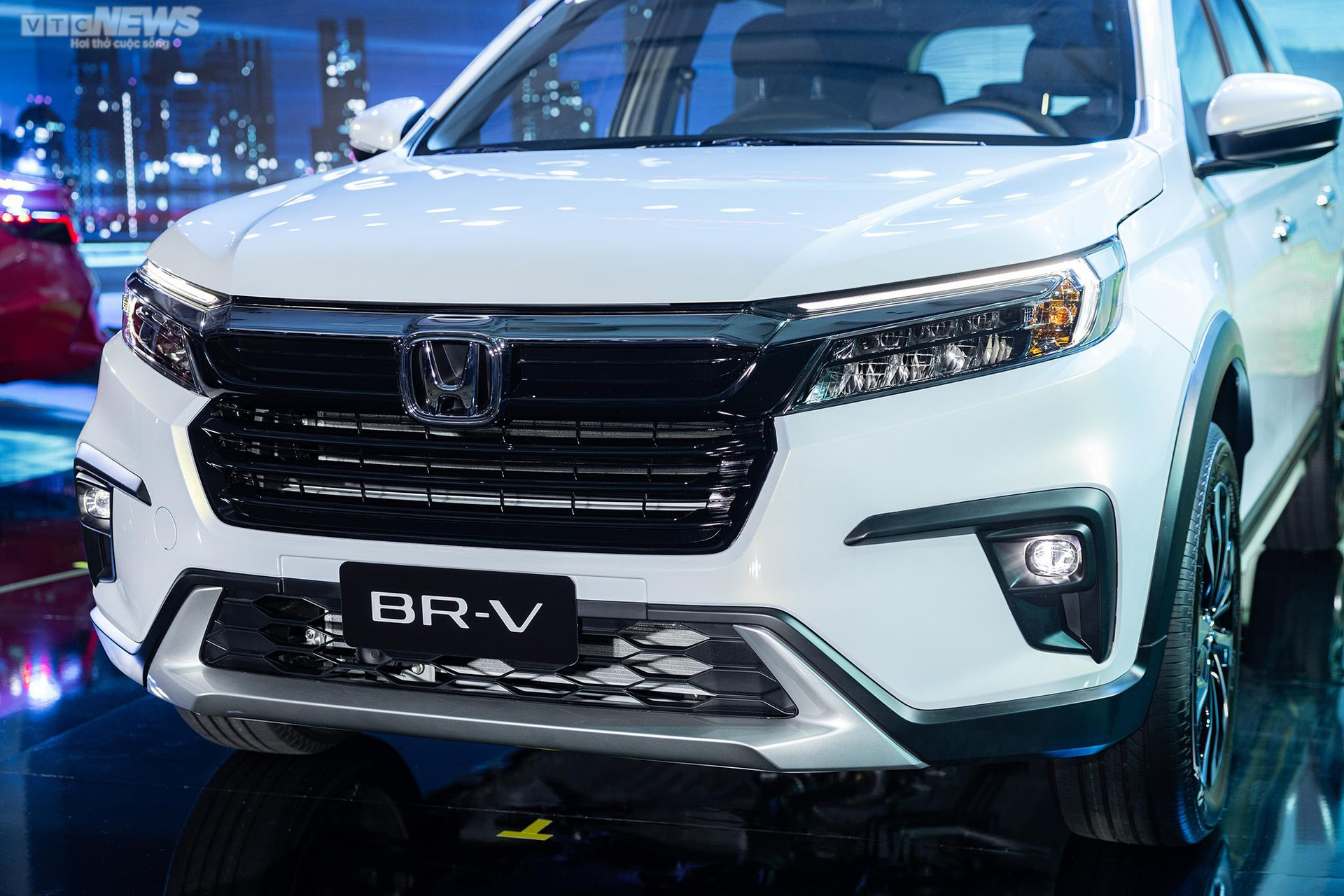 Thiết kế phần đầu của mẫu MPV cỡ nhỏ Honda BR-V nhập khẩu từ Indonesia.