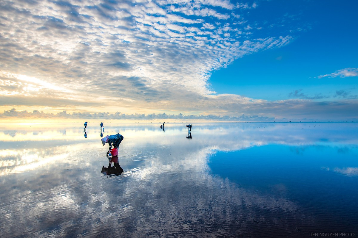Ngắm biển vô cực đẹp huyền ảo ở Thái Bình ảnh 3
