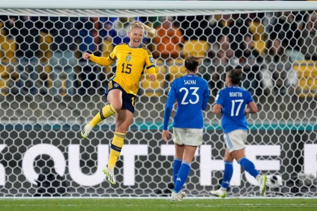 Đội tuyển nữ Italy nhận thất bại 0-5 trước Thụy Điển ở World Cup - 2
