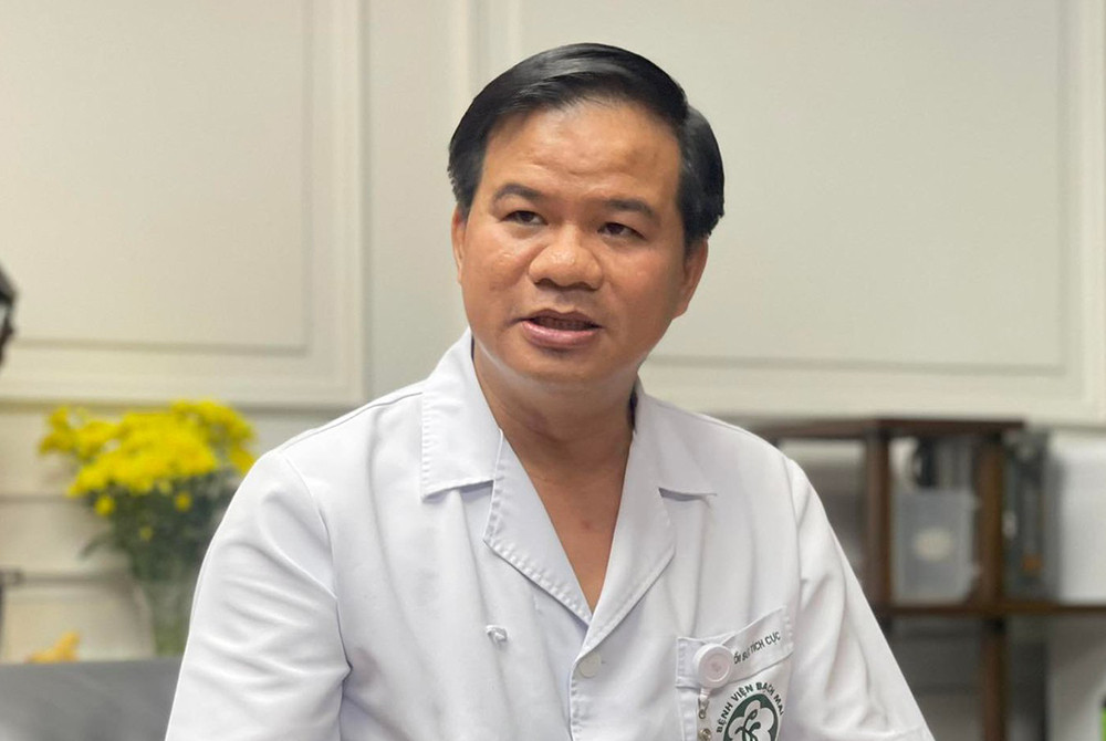 Ông Đào Xuân Cơ, Giám đốc Bệnh viện Bạch Mai. (Ảnh: SKĐS)