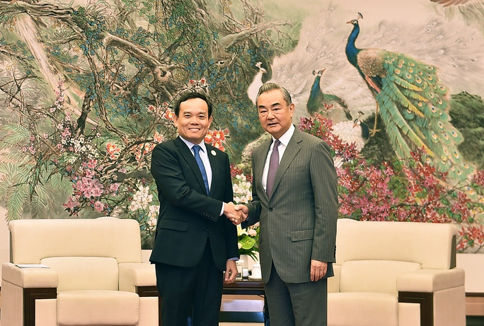 Phó Thủ tướng Trần Lưu Quang hội kiến Ngoại trưởng Vương Nghị - Ảnh 3.