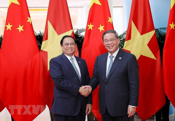 Thủ tướng Phạm Minh Chính hội đàm với Thủ tướng Trung Quốc Lý Cường - Ảnh 3.