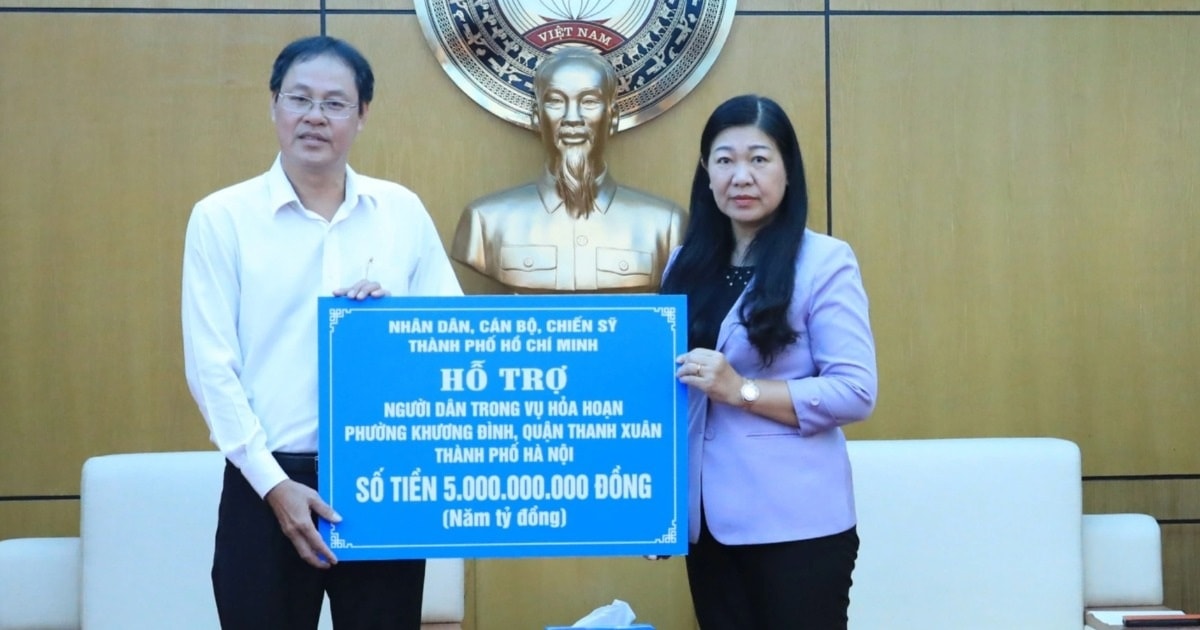 Bí thư Hà Nội viết thư cảm ơn TPHCM hỗ trợ sau vụ cháy chung cư mini