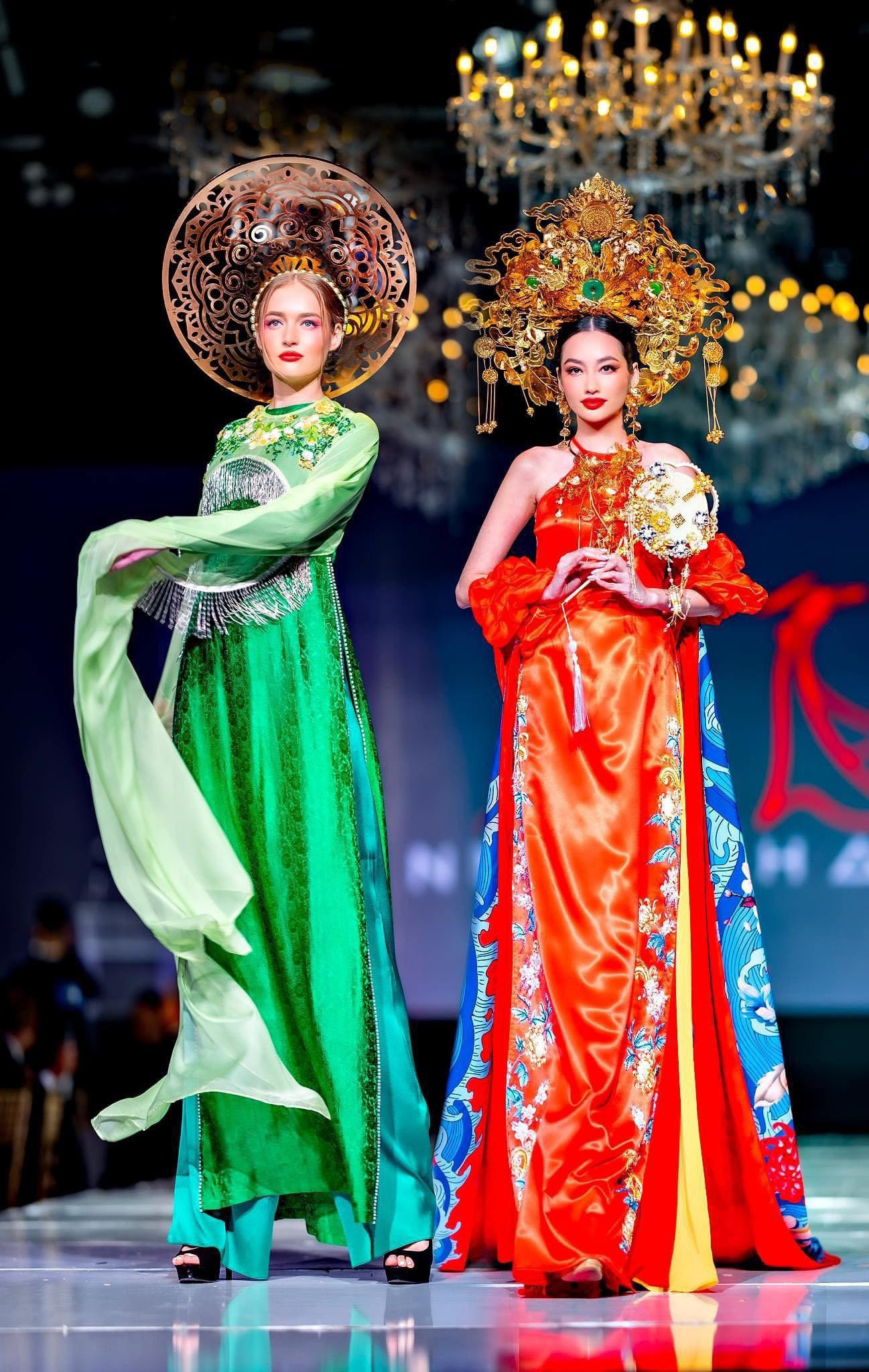 Ngọc Quyên, Trúc Diễm lộng lẫy trong bộ sưu tập tôn vinh văn hóa Á Đông - 2