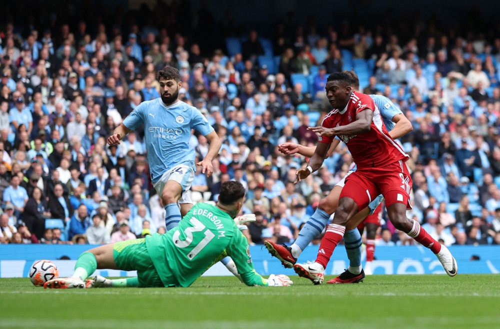 rodri linh the do, haaland ghi ban, man city thang kich tinh nottingham forest hinh anh 6