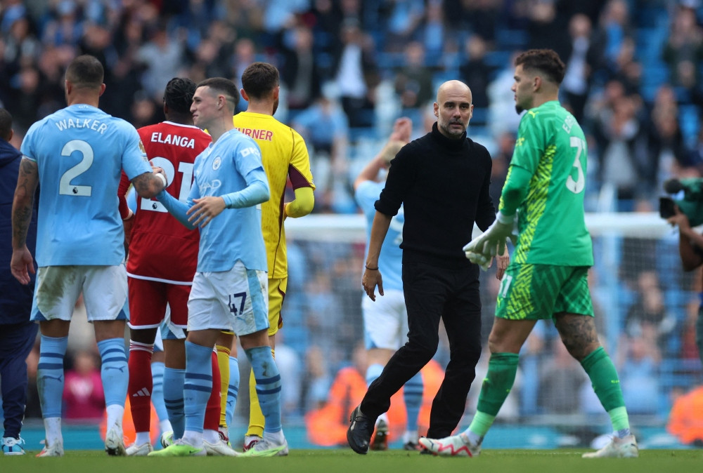 rodri linh the do, haaland ghi ban, man city thang kich tinh nottingham forest hinh anh 7