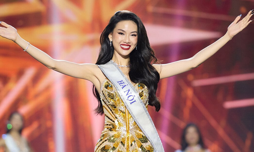 Vẻ gợi cảm hút mắt của Miss Universe Vietnam 2023 Bùi Quỳnh Hoa - 1