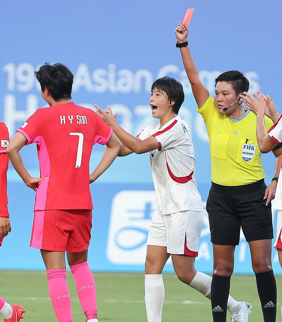 Đội tuyển nữ Triều Tiên đánh bại Hàn Quốc, vào bán kết Asiad 19 - 3
