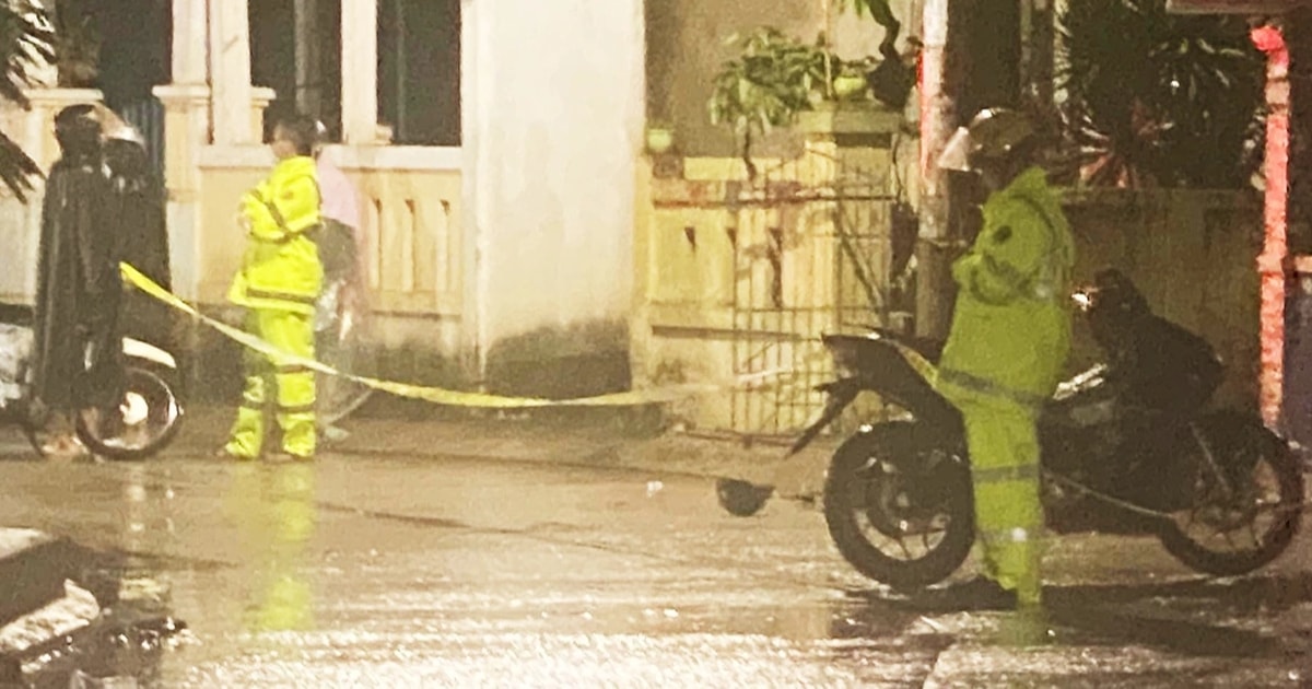 Học sinh tử nạn khi đi xe máy giữa trời mưa gió lớn