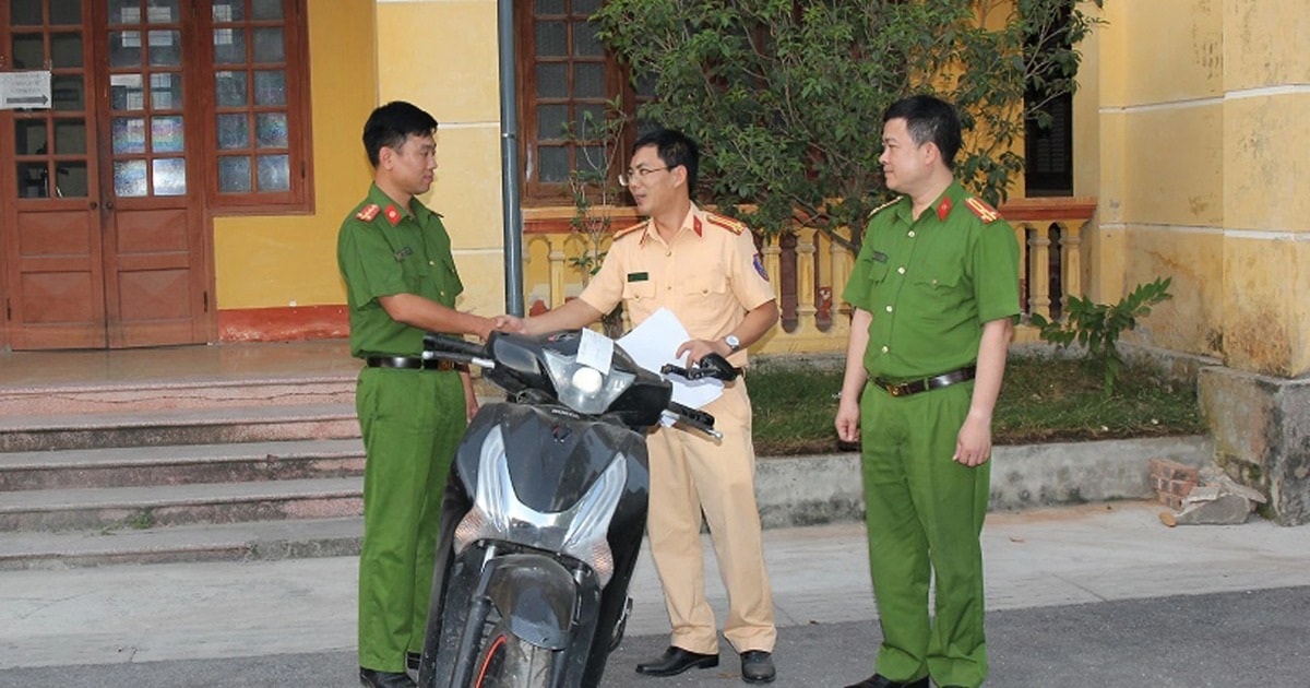 Phát hiện xe mất cắp ở Hà Nội khi xử lý vi phạm giao thông tại Hà Nam