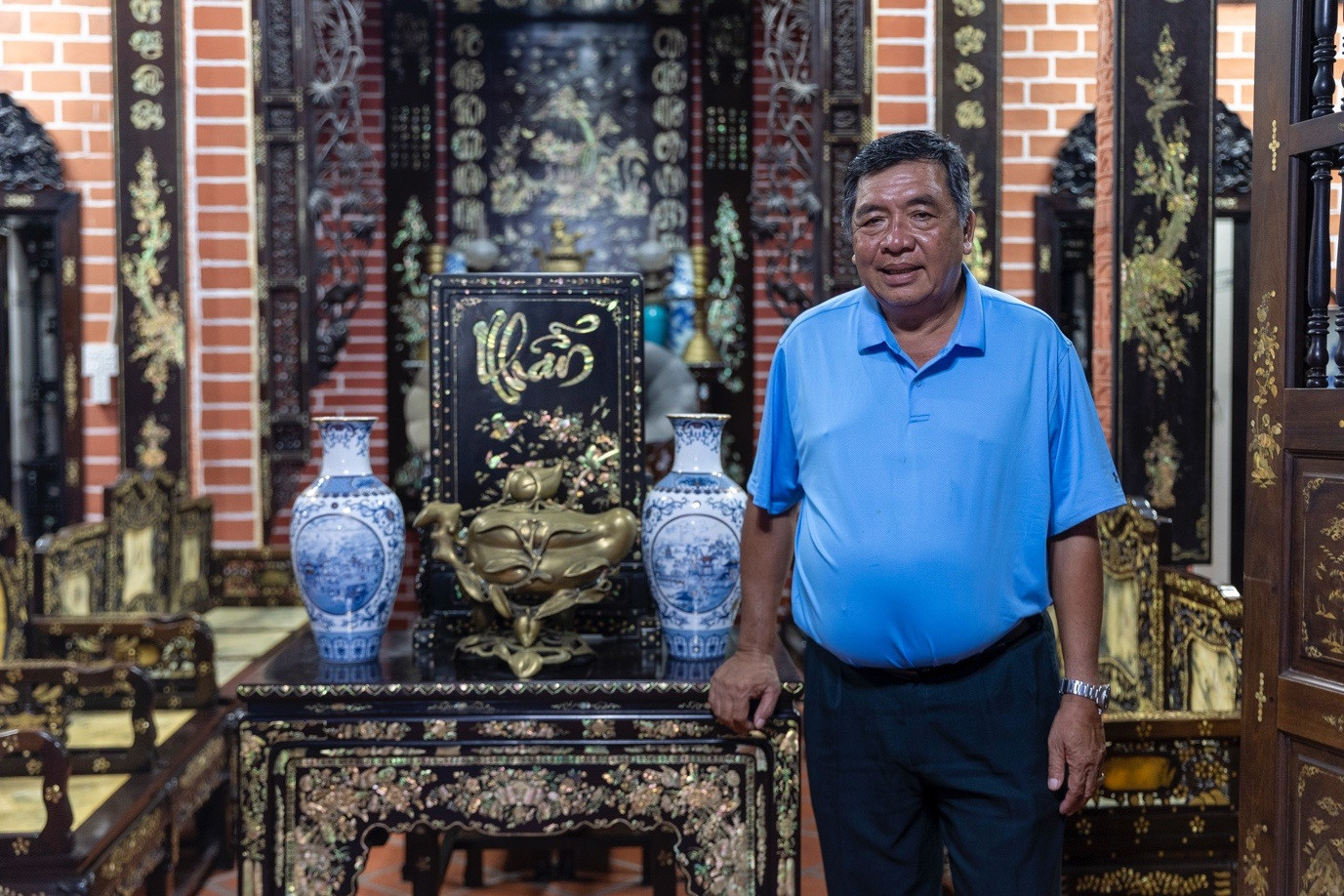 Chiêm ngưỡng căn nhà bằng gốm lớn nhất Việt Nam của đại gia đồ cổ miền Tây - 2
