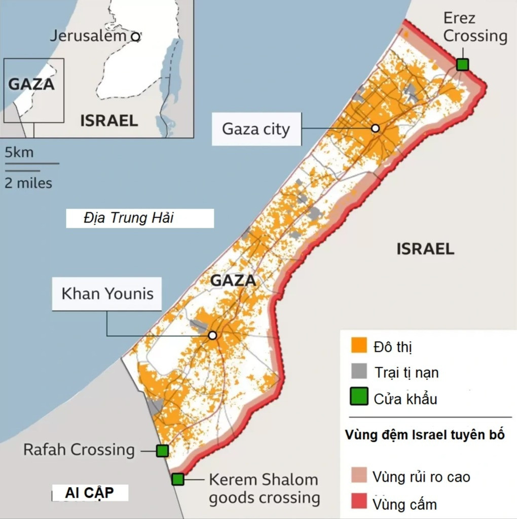 Israel chia mũi tiến công, tạo thế gọng kìm xóa sổ Hamas - 2