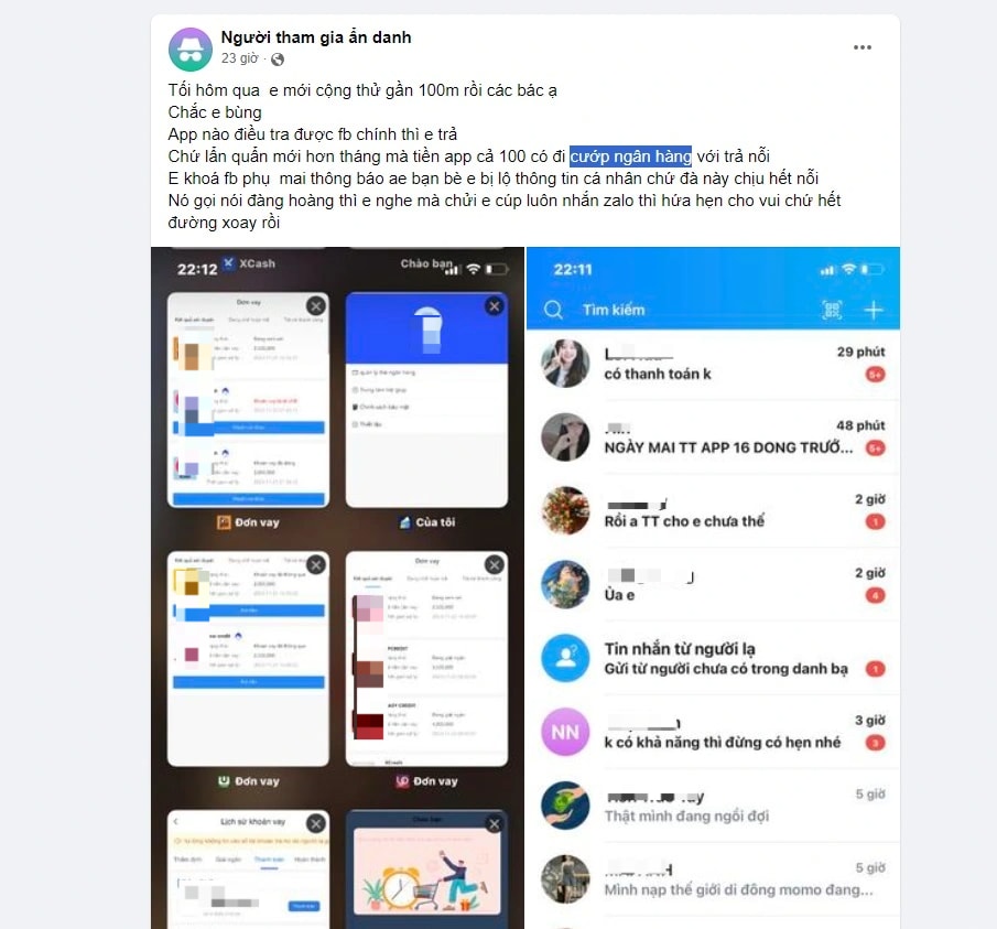 Nguy cơ từ các hội nhóm bùng nợ trên Facebook - 1