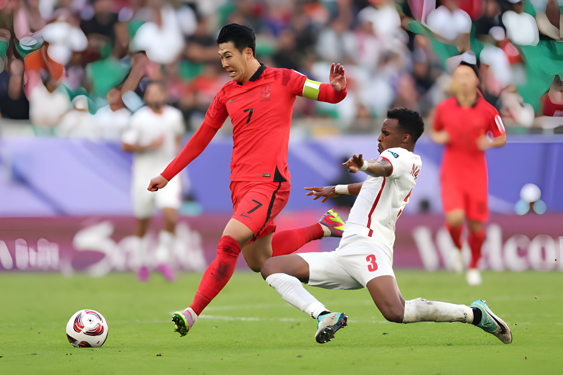 Son Heung Min ghi bàn, Hàn Quốc vất vả hòa Jordan - 1