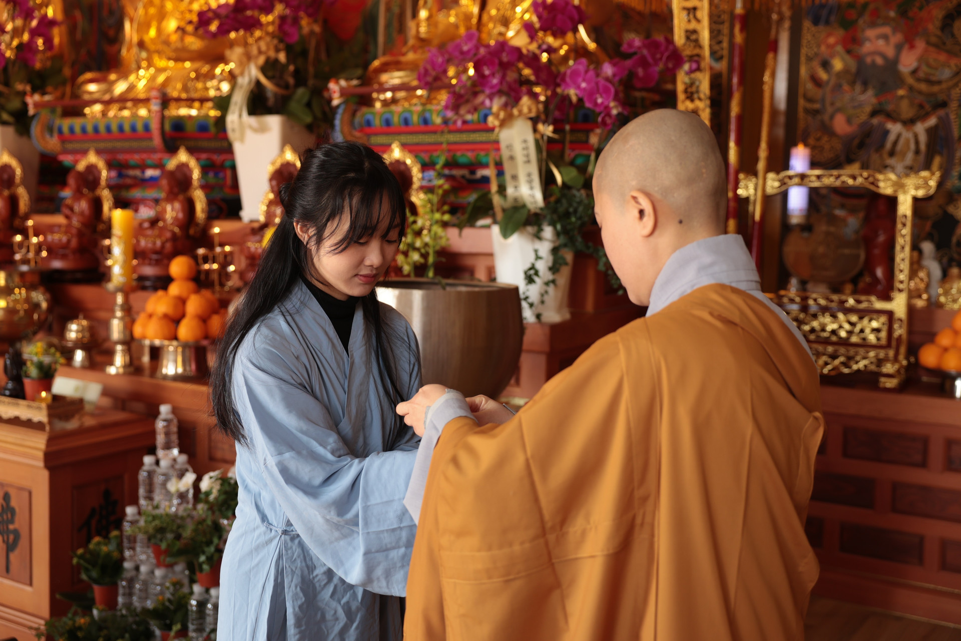 Đầu năm tới ngôi chùa thuần Việt trên đất Hàn Quốc cầu an - 8