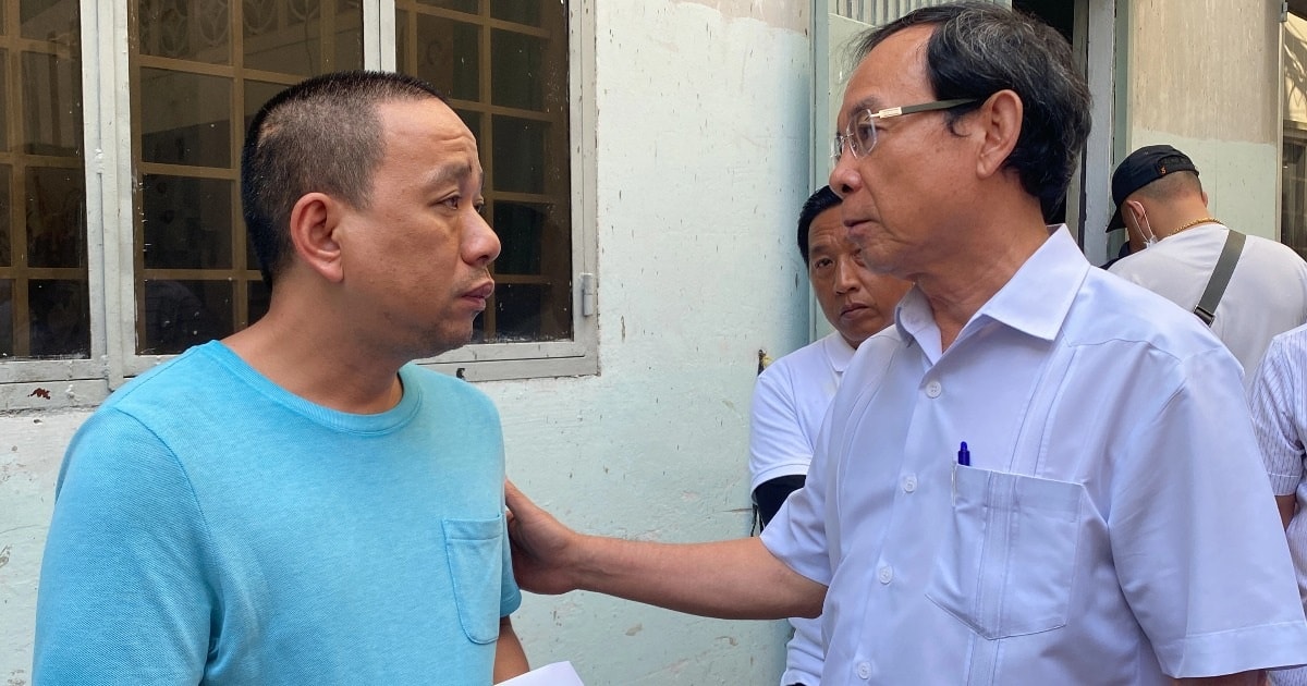 Bí thư Thành ủy TPHCM đến hiện trường vụ cháy ở TPHCM khiến 4 người tử vong