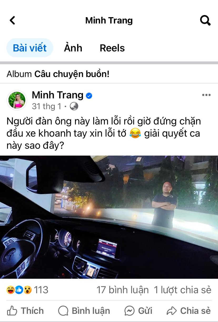 Ca sĩ Minh Trang 'từng' hạnh phúc trước khi tố chồng ngoại tình
