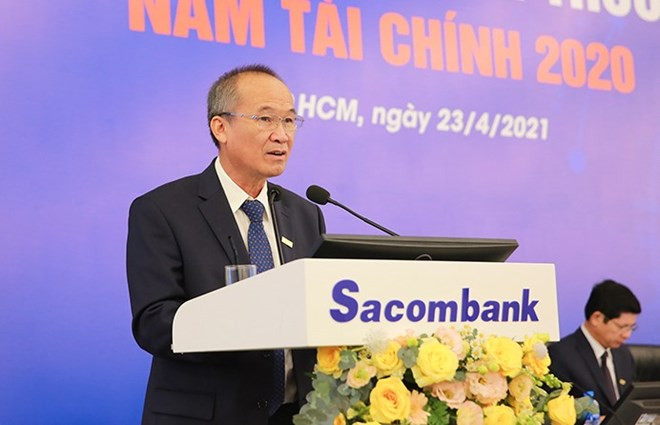 Ông Dương Công Minh - Chủ tịch HĐQT Ngân hàng Sacombank. Ảnh: STB 