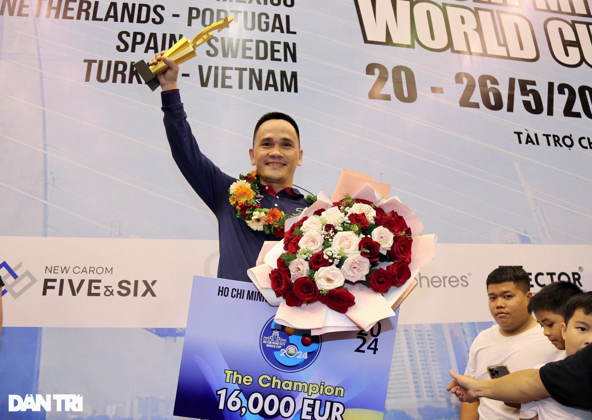 Cơ thủ Trần Đức Minh chia sẻ cảm xúc khi vô địch World Cup billiards - 2