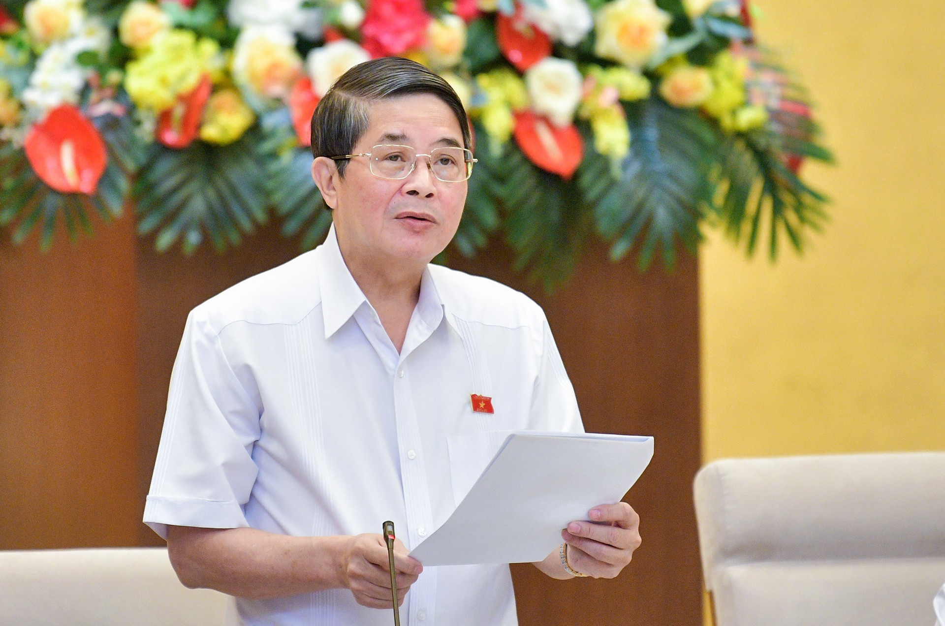 Phó Chủ tịch Quốc hội Nguyễn Đức Hải. (Ảnh: Duy Linh)