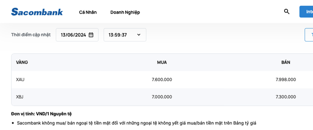 Sacombank, Eximbank, ACB… đang bán vàng miếng SJC giá bao nhiêu?- Ảnh 3.