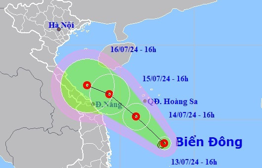 Biển Đông đón áp thấp nhiệt đới, nhiều nơi mưa lớn - 1