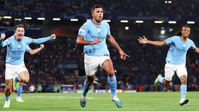 Rodri bùng nổ trong màu áo Man City