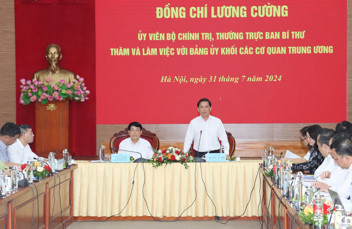 Thường trực Ban Bí thư Lương Cường: 'Phải đánh giá, sắp xếp cán bộ đúng, trúng' ảnh 2