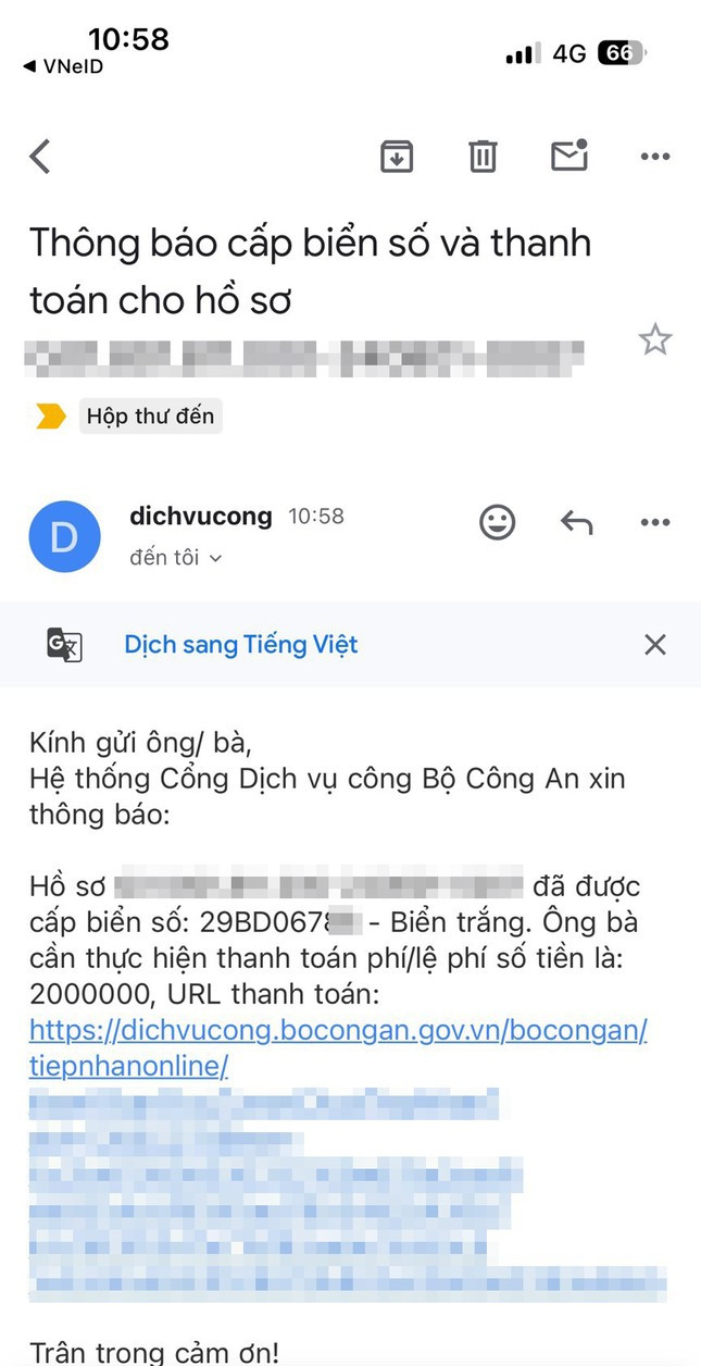 Đã có người bấm biển số thành công trong ngày đầu tiên thực hiện đăng ký xe trực tuyến ảnh 3