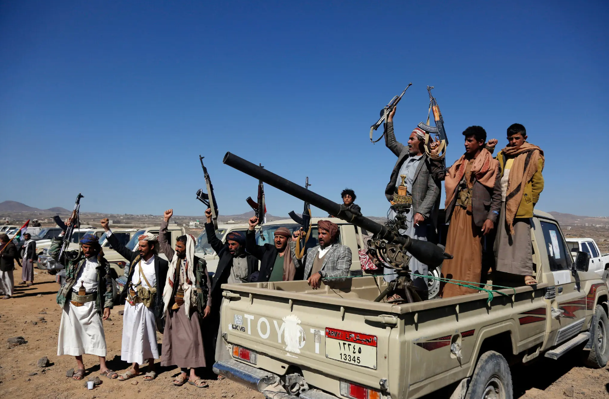 Các chiến binh Houthi. (Ảnh: The New York Times)