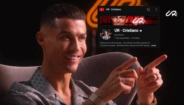 Ronaldo gây bão mạng xã hội: Đạt nút vàng Yotube sau nửa ngày ảnh 1