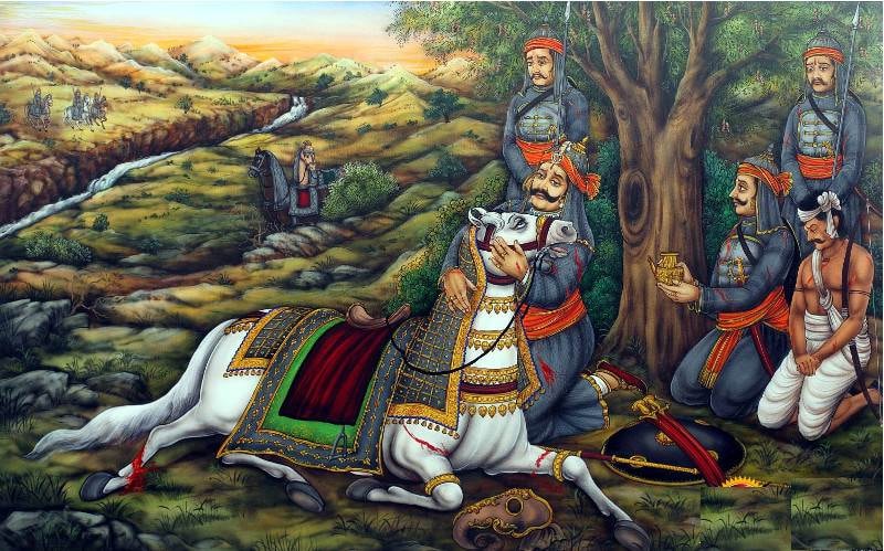 Chetak là một trong những chiến mã nổi tiếng thuộc sở hữu của vua Maharana Pratap.