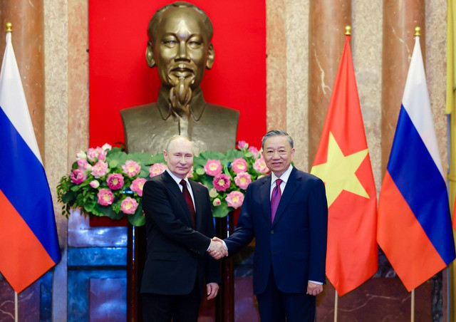 Tổng thống Nga Vladimir Putin gửi điện mừng đến Tổng Bí thư, Chủ tịch nước Tô Lâm- Ảnh 1.