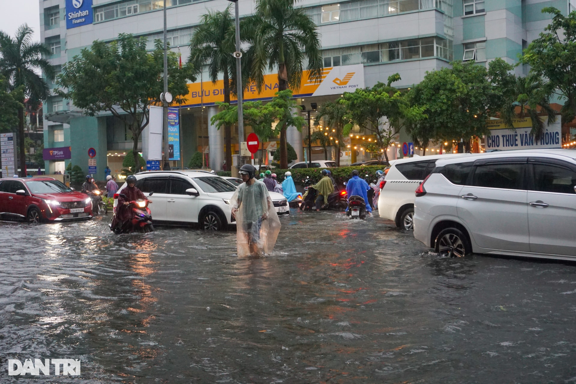 Đà Nẵng mưa trắng trời, đường phố mênh mông nước - 9