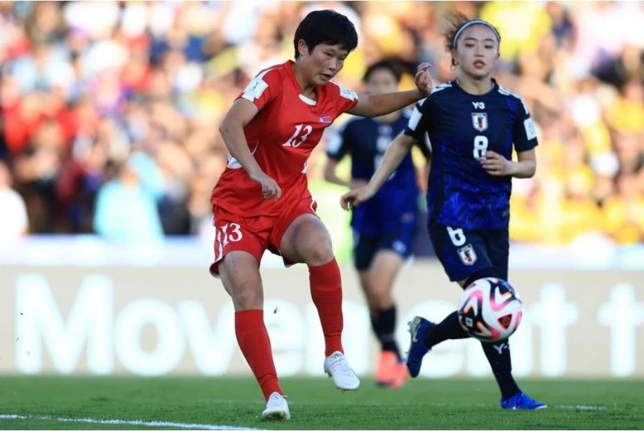 Hồi vòng chung kết U-20 nữ châu Á, Triều Tiên cũng đánh bại Nhật Bản ở chung kết. Ảnh:FIFA