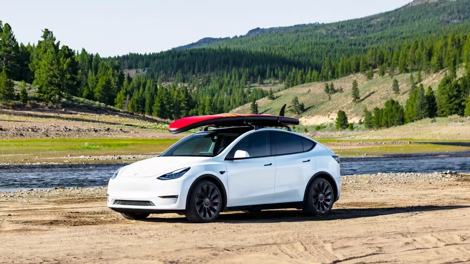 6 tesla model y parked outdoors.avif