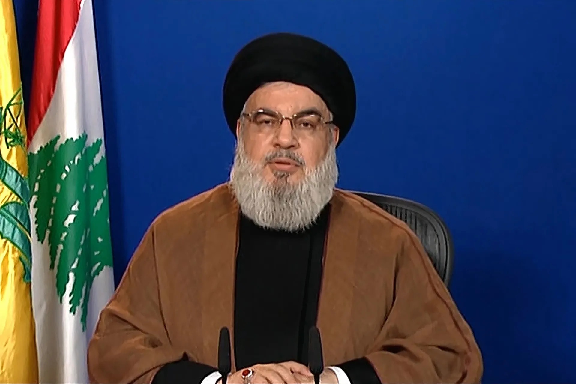 Thủ lĩnh Hezbollah Hassan Nasrallah. (Ảnh: The Cradle)