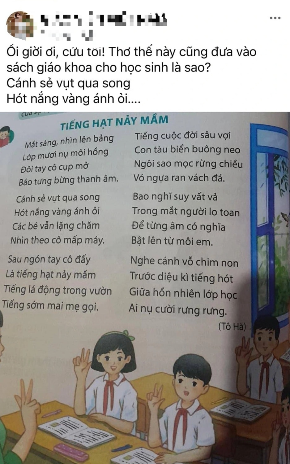 Bài thơ Tiếng hạt nảy mầm bị chê thậm tệ, nhà văn khóc nghẹn - 1