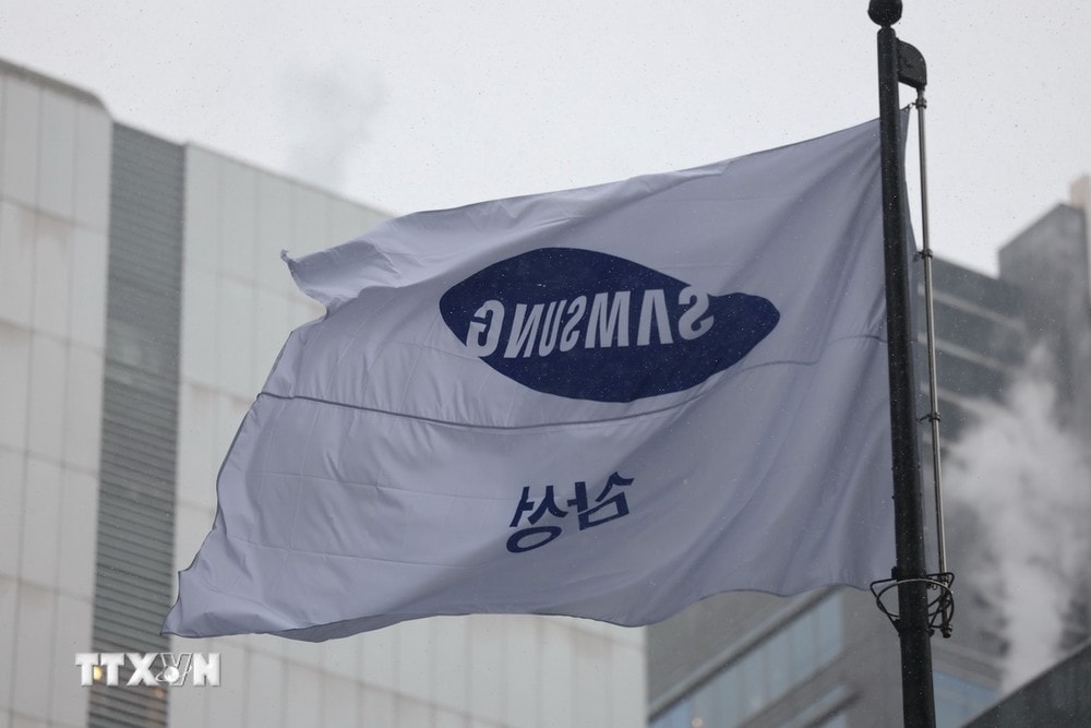 Trụ sở công ty Samsung Electronics ở Seoul, Hàn Quốc. (Ảnh: Yonhap/TTXVN)