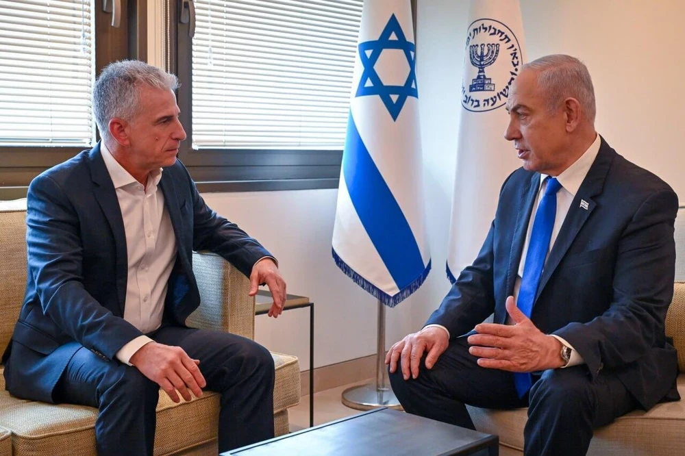 David Barnea & Benjamin Netanyahu_Vòng đàm phán mới về thoả thuận ngừng bắn với Hamas.jpg