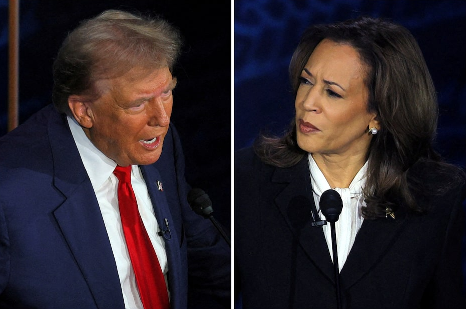 Bầu cử Tổng thống Mỹ 2024: Ông Donald Trump và bà Kamala Harris. (Ảnh: Reuters)