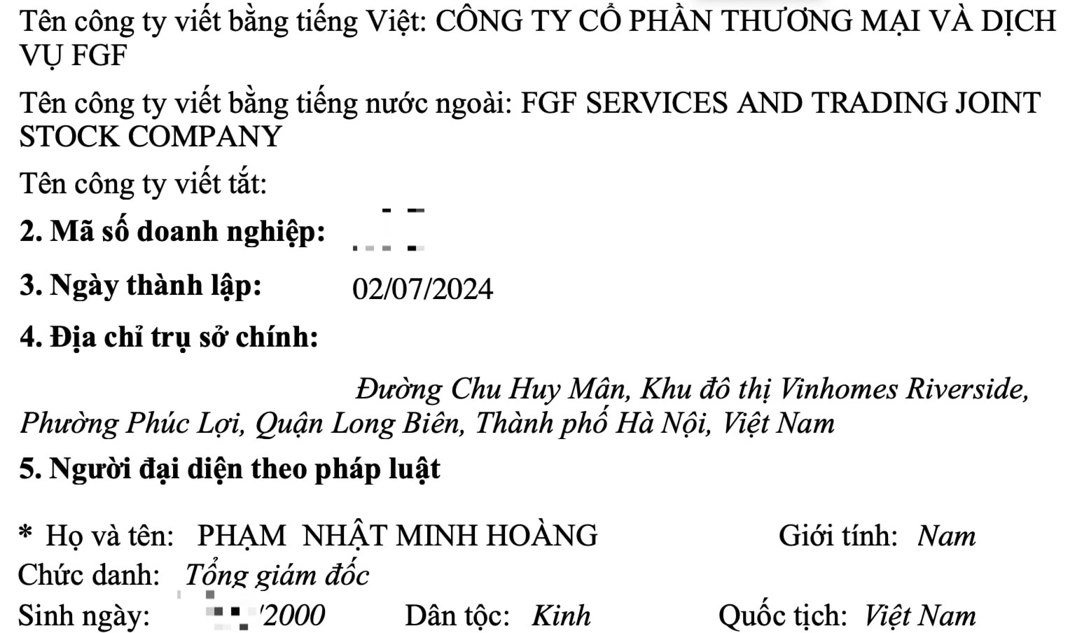 Vai trò của con trai tỷ phú Phạm Nhật Vượng tại công ty hợp tác với Soobin Hoàng Sơn - 3