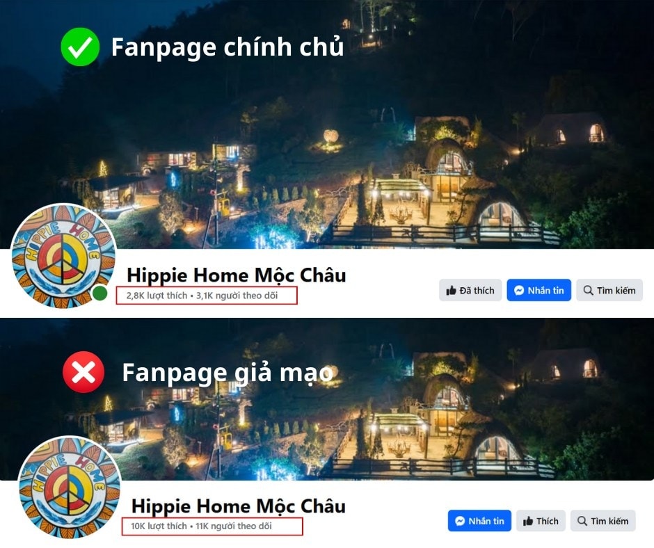 Mất tiền triệu vì fanpage khách sạn, homestay giả mạo tràn lan - 1 Mất tiền triệu vì fanpage khách sạn, homestay giả mạo tràn lan - 1