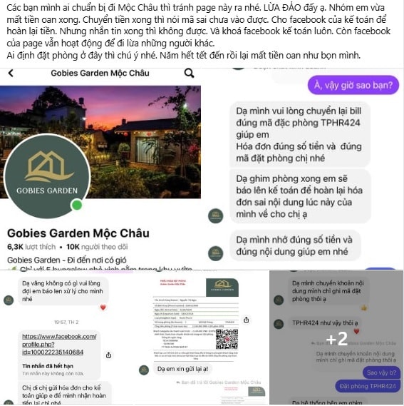 Mất tiền triệu vì fanpage khách sạn, homestay giả mạo tràn lan - 2 Mất tiền triệu vì fanpage khách sạn, homestay giả mạo tràn lan - 2