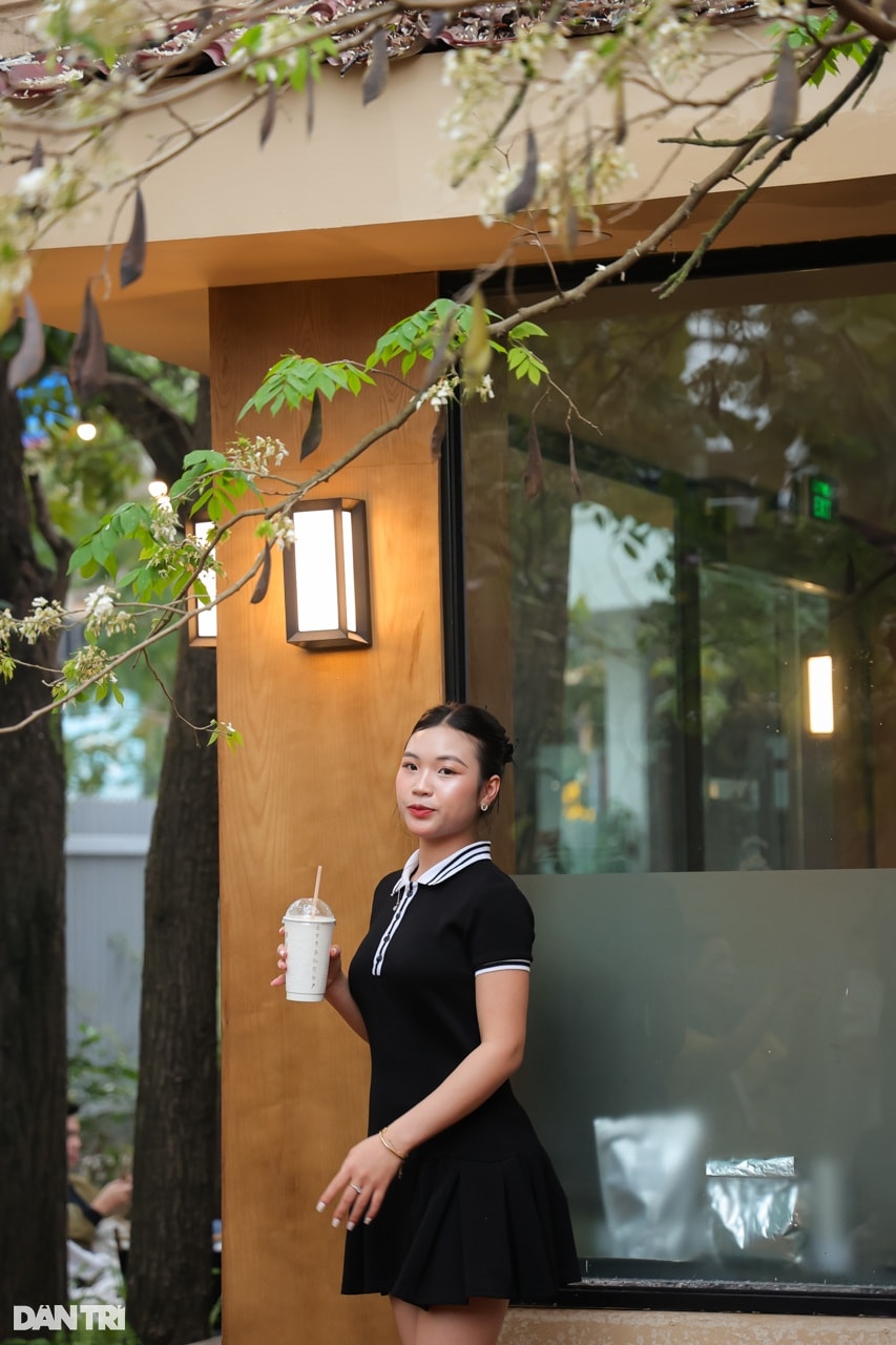 Giới trẻ chen chân xếp hàng, check-in cây hoa sưa hot nhất Hà Nội - 8 Giới trẻ chen chân xếp hàng, check-in cây hoa sưa hot nhất Hà Nội - 8