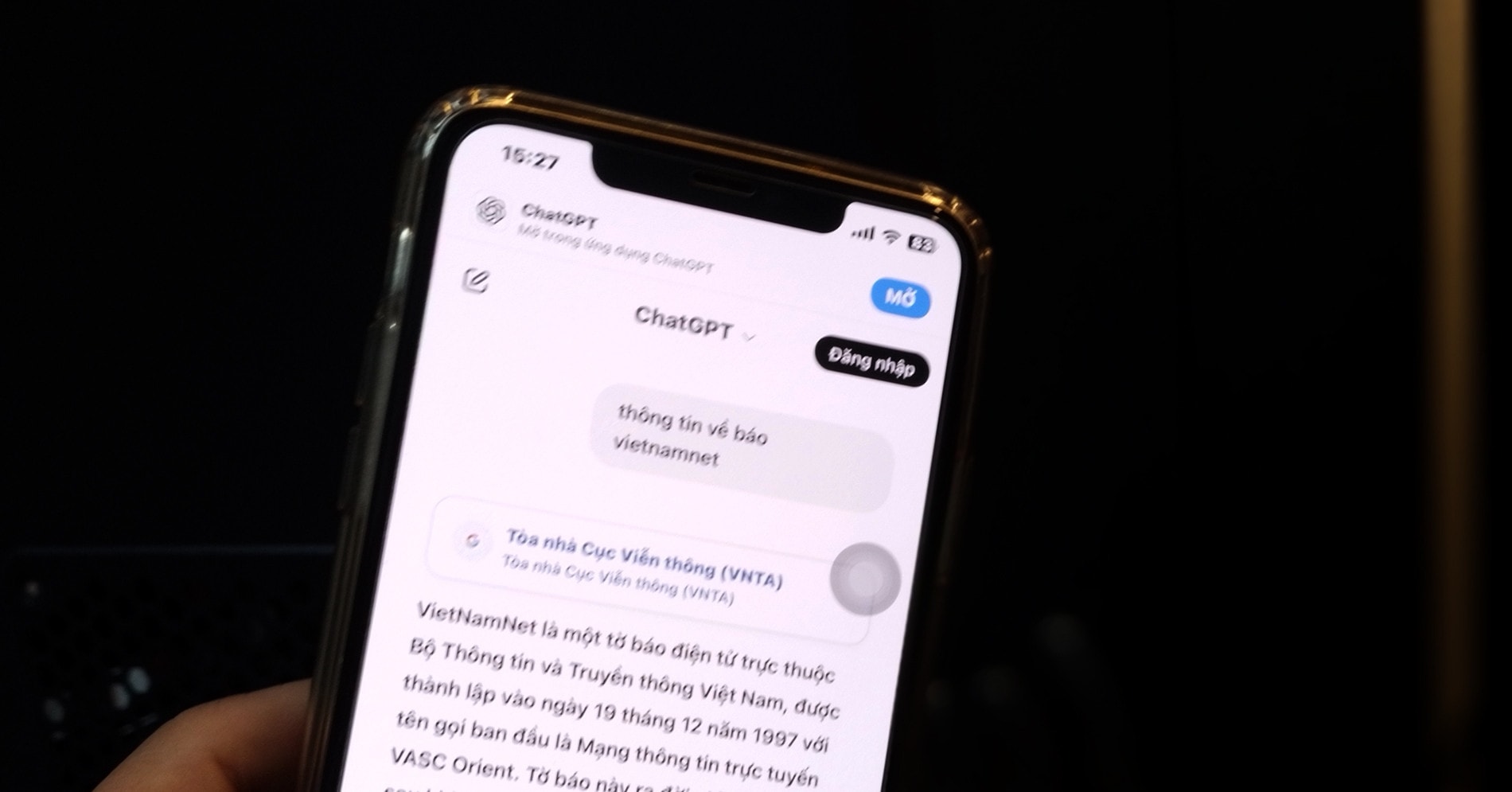 Cách đặt ChatGPT làm công cụ tìm kiếm mặc định trên Safari