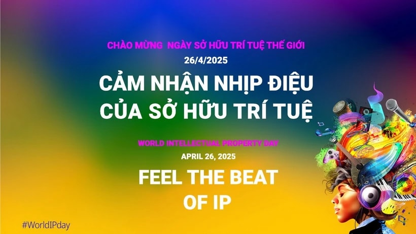 Bộ nhận diện của Ngày Sở hữu trí tuệ thế giới năm 2025. (Nguồn: Cục Sở hữu trí tuệ)